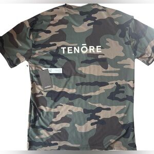 NWT TENORE Short Sleeve UV Tee Mens Shirt size M Camo Surf Sand Swim Hawaii